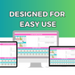 Side Hustle Income Planner Google Spreadsheet | Simple Side Hustle Income Google Sheets