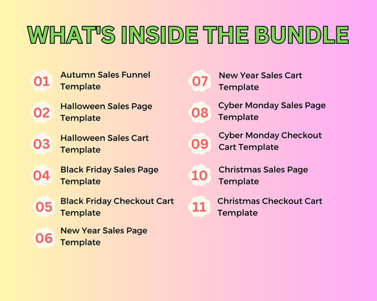 ThriveCart Festive Bundle Templates