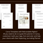 Editable Journaling Pages in Canva | Commercial Use