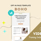 Boho ThriveCart Opt In Page Template