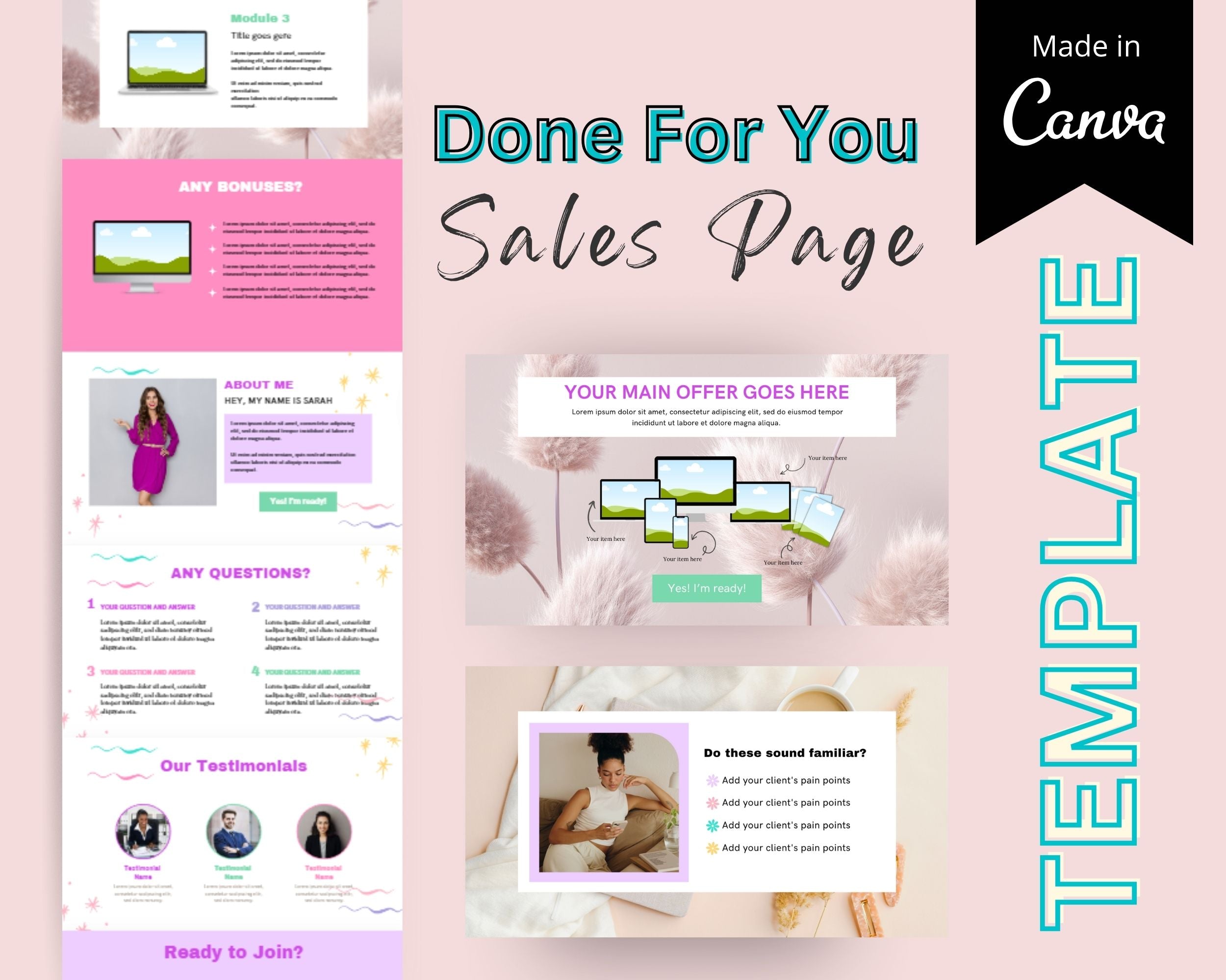 Dreamy Sales Page Template