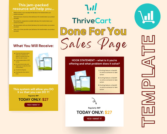 Animated Halloween Sales Page Template in ThriveCart