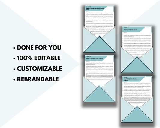 Editable 5 Step Personal Transformation Guide | Rebrandable Done-for-You eCourse