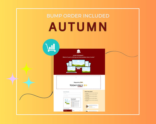 Autumn Halloween ThriveCart Checkout Template