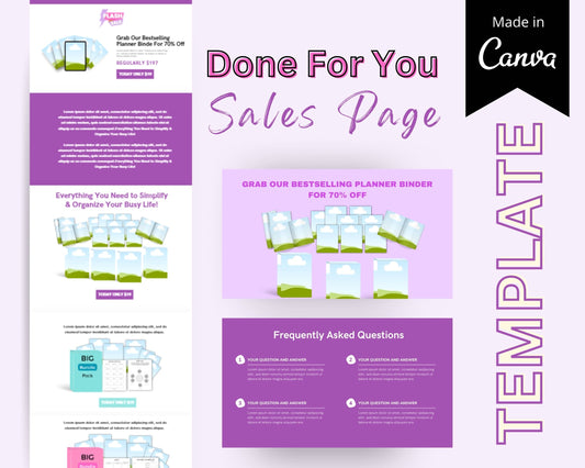 Flash Sale Sales Page Template
