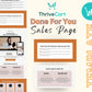 Printables Sales Page Template in ThriveCart