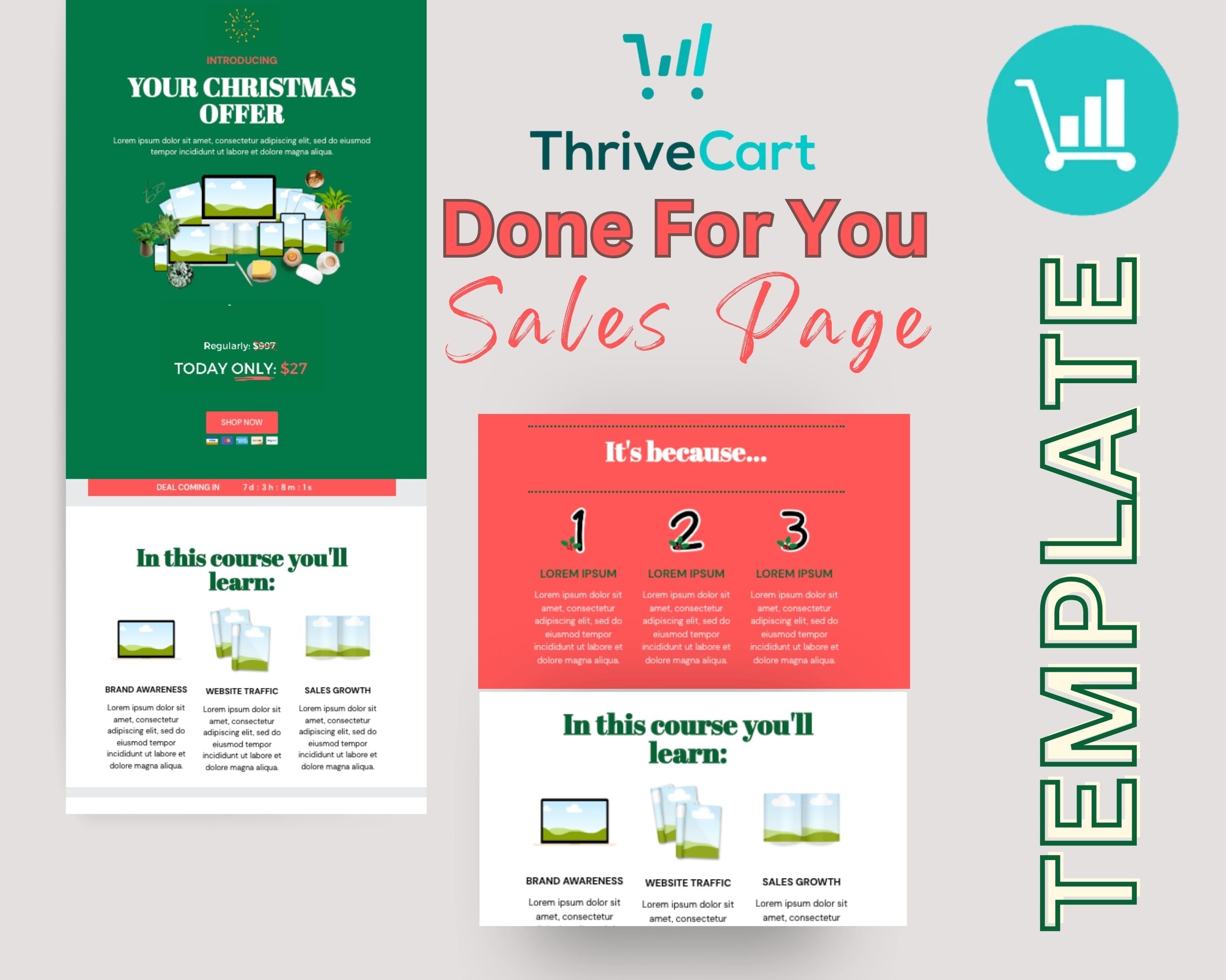 Christmas Enhanced Sales Page Template