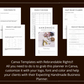 Editable Handmade Craft Planner Templates in Canva | Commercial Use