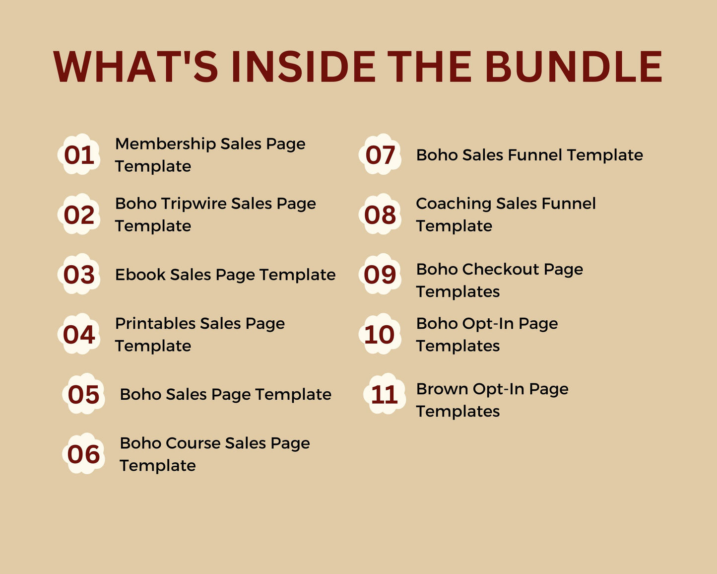 ThriveCart Boho Bundle Templates