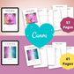 BUNDLE of 11 Spiritual Planners in Canva | Customizable | Editable | Commercial Use | Spiritual Templates