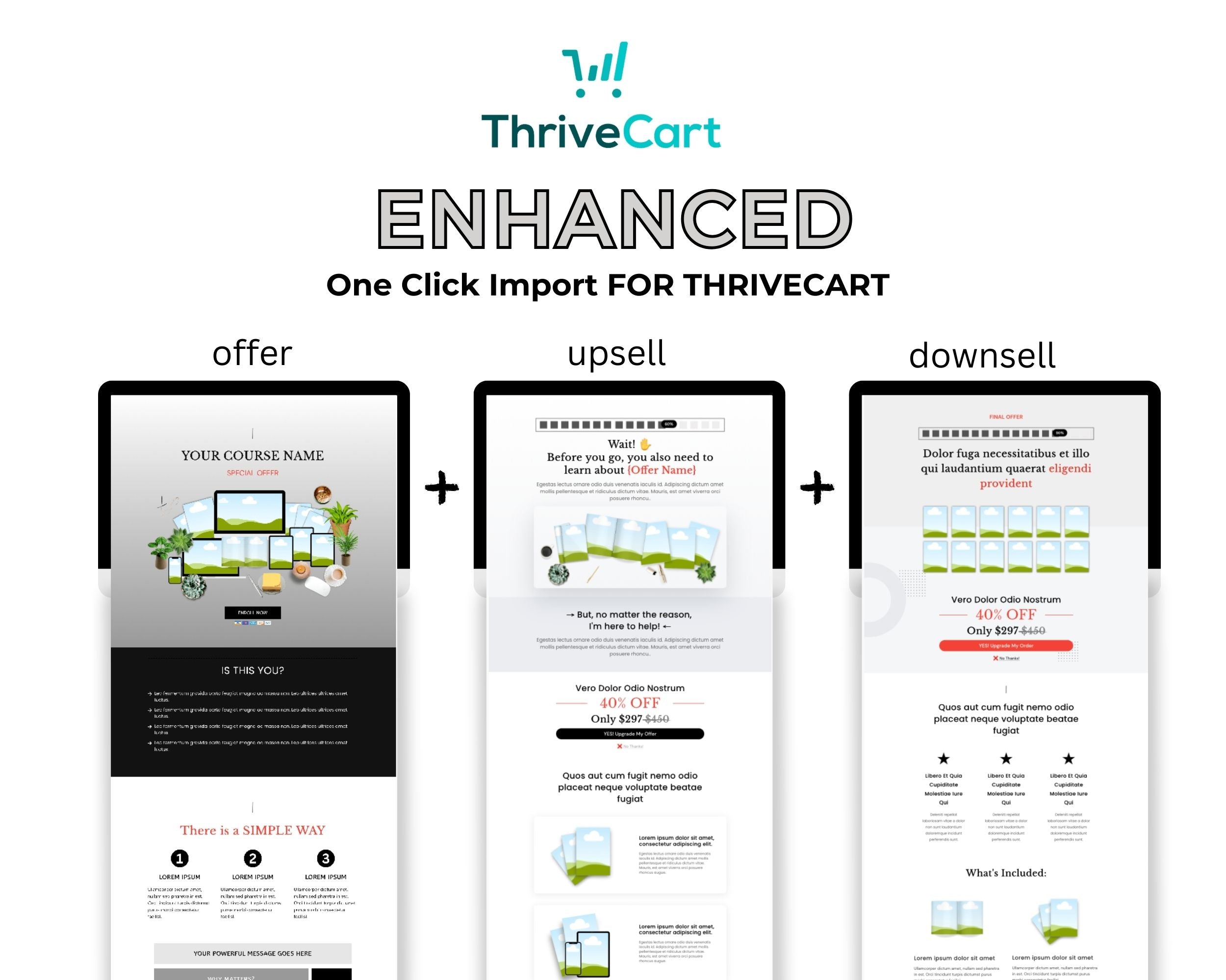 Mystery Enhanced Sales Funnel Template in ThriveCart