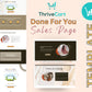 Boho Course Sales Page Template in ThriveCart