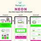 Neon ThriveCart 4-Page Sales Funnel Template