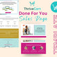 Vintage Sales Page Template in ThriveCart