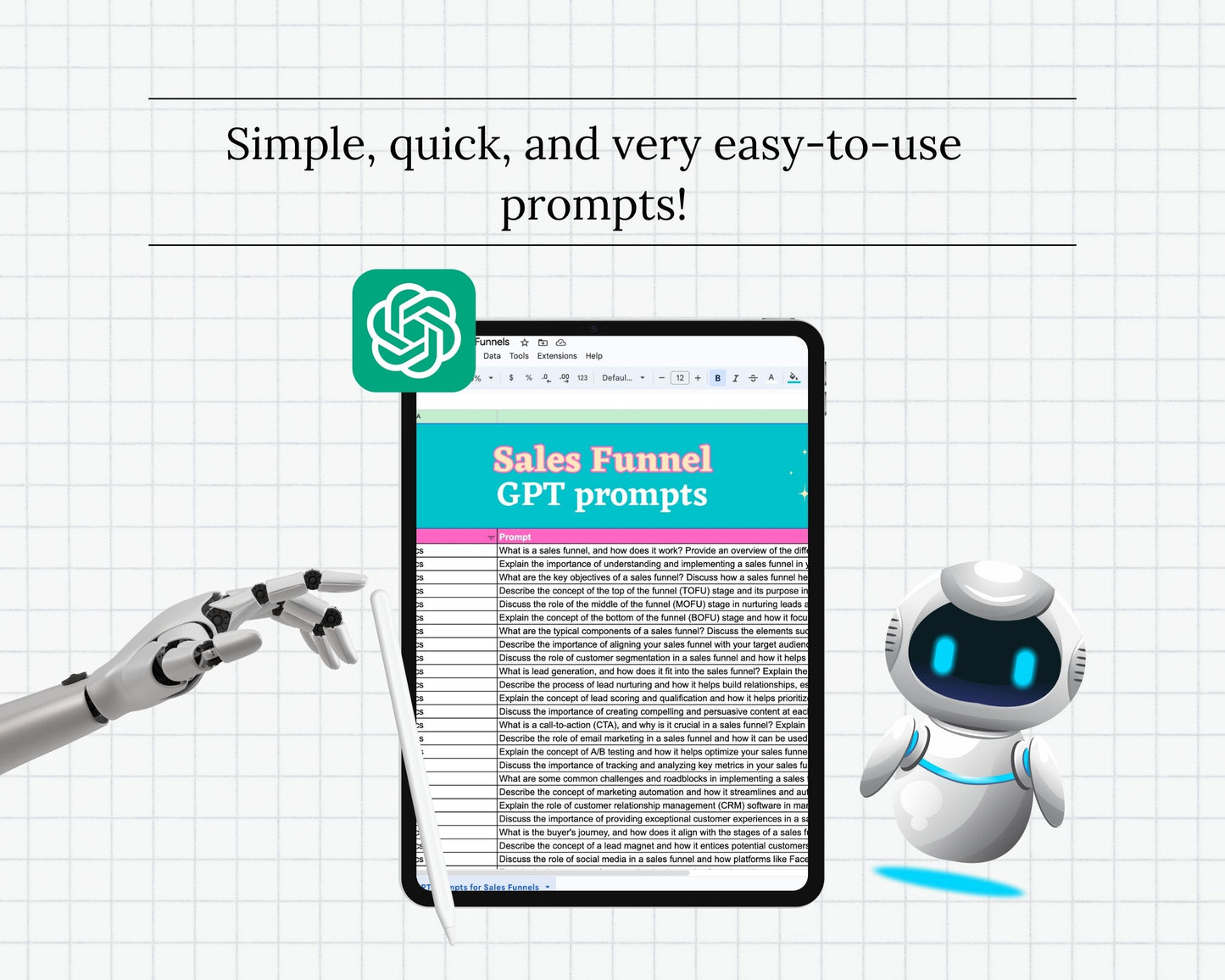 2000+ Chat GPT Prompts for Sales Funnels
