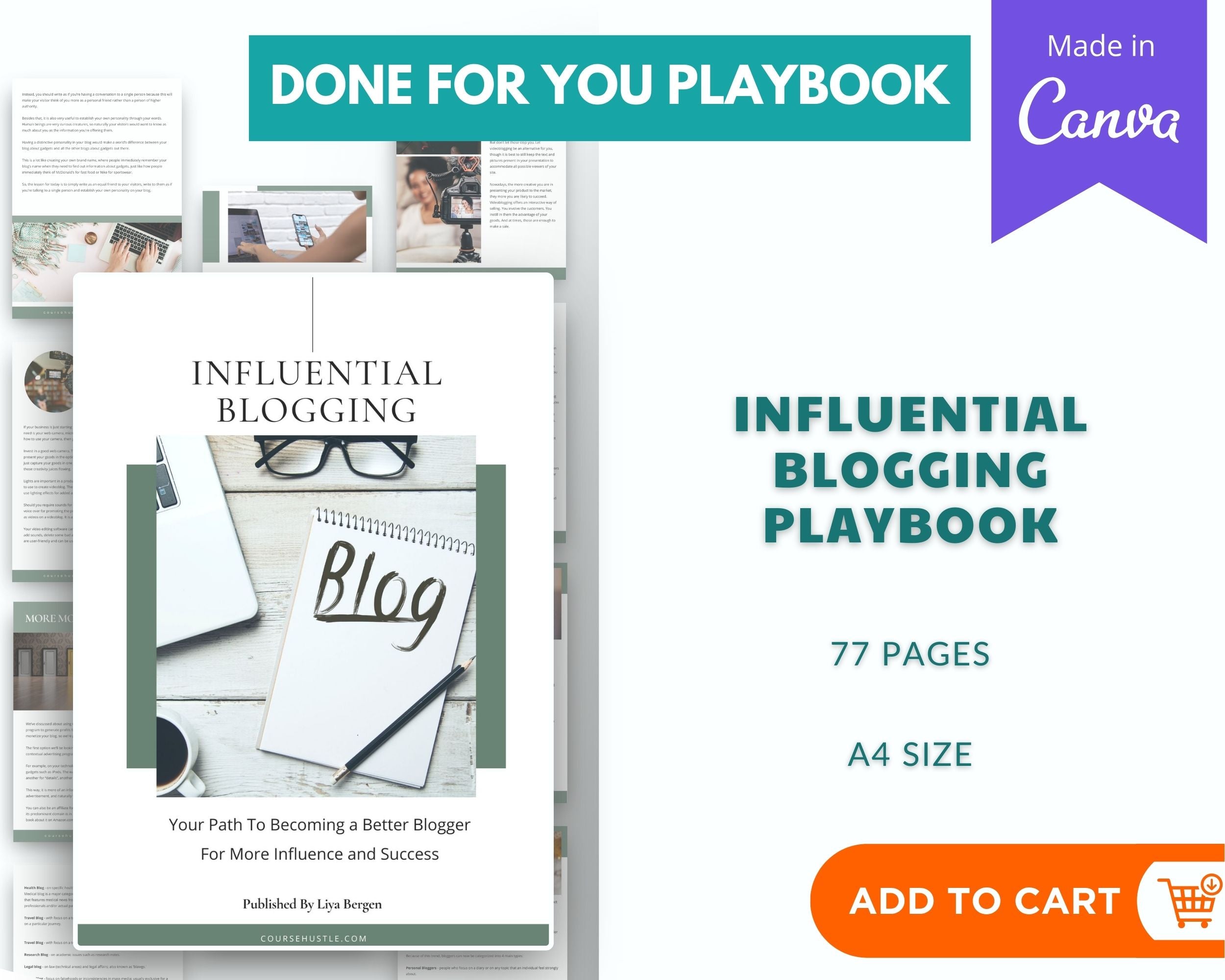 Done-for-You Influential Blogging Playbook