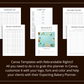 Editable Bakery Planner Templates in Canva | Commercial Use