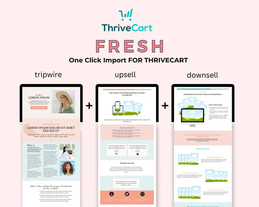 Fresh ThriveCart 4-Page Sales Funnel Template