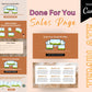 Autumn Small Offer Sales Page Template