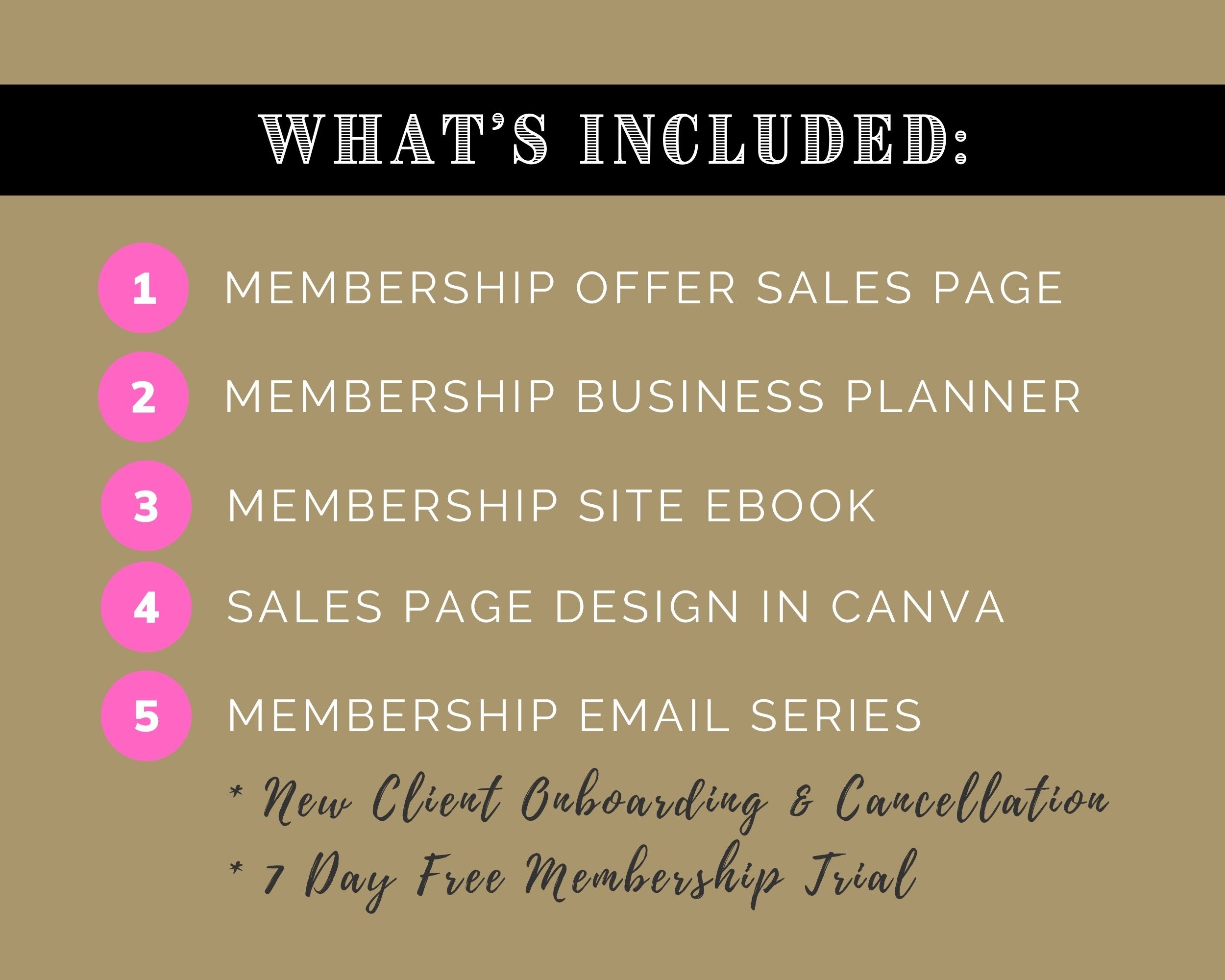 Membership Toolkit Courses | Business Planner | Membership Sales Copy Email Series
