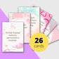 Relationship Affirmations Card Deck | Editable 26 Card Deck in Canva | Commercial Use