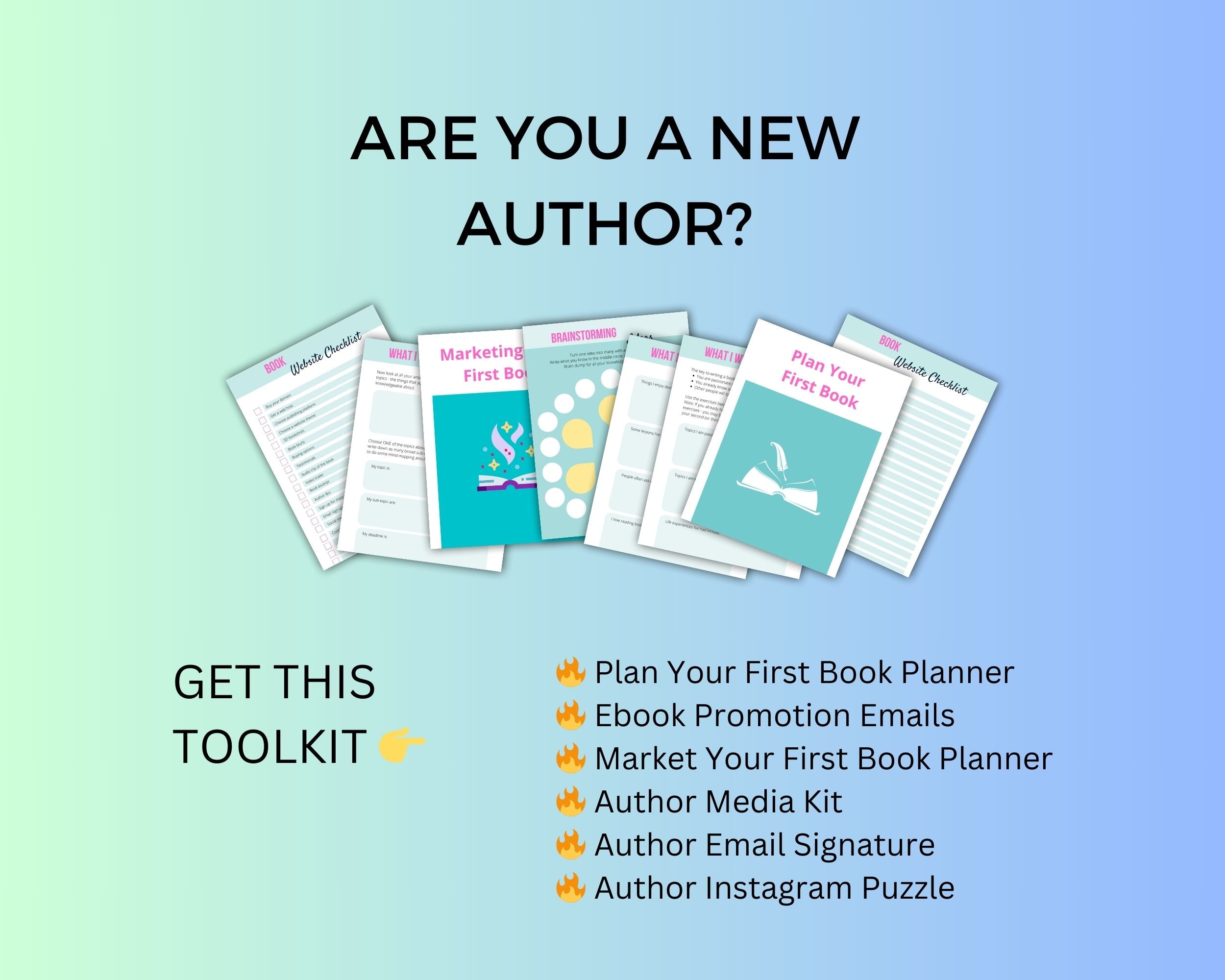 New Author Toolkit  Done For You New Author Planning  Content Creator Tools
