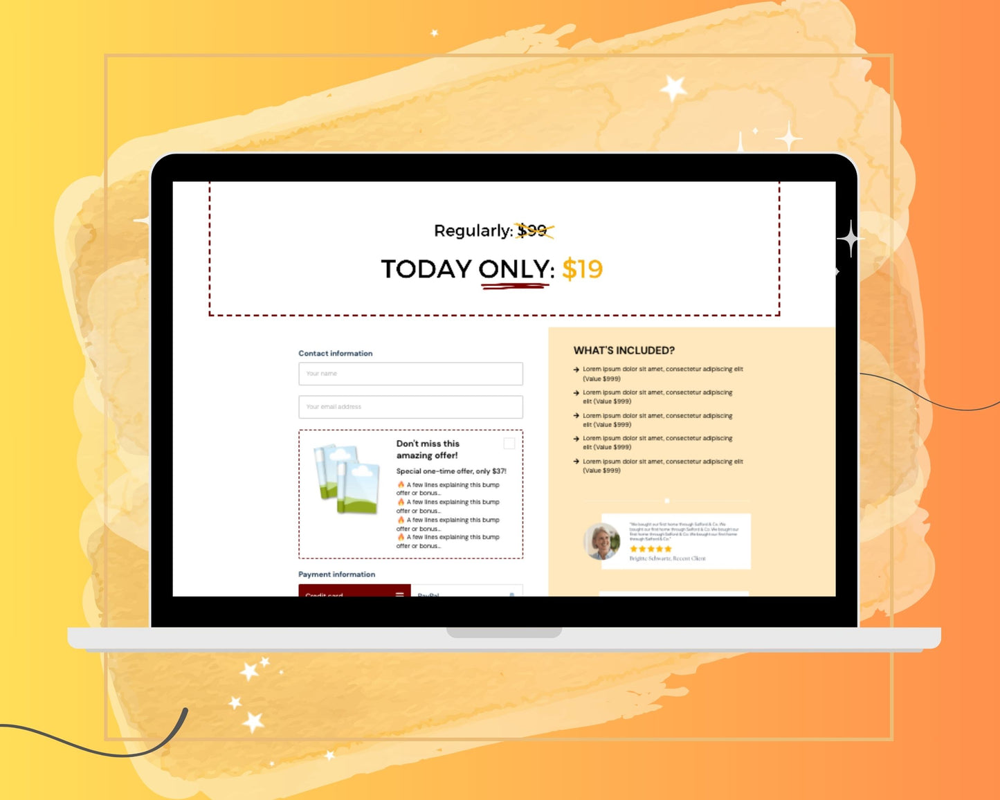 Autumn Halloween ThriveCart Checkout Template