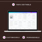 Financial Budget Planner | Done For You Planner Canva Templates PLR Digital Download | Commercial Use