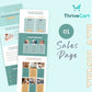 Turquoise ThriveCart 4-Page Sales Funnel Template