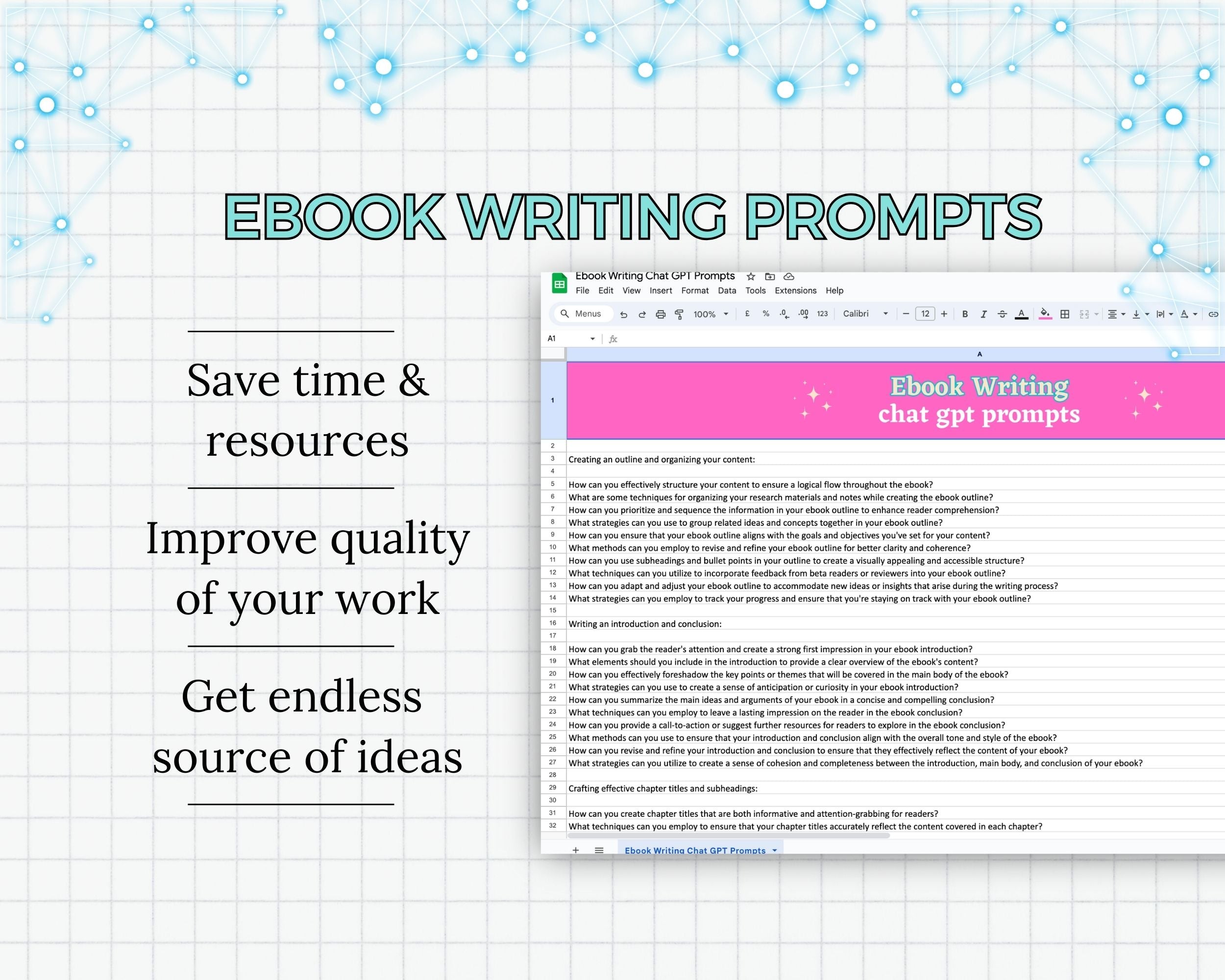 Ebook Writing Chat GPT Prompts