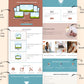 Boho Online Course Sales Page Template in Thrivecart