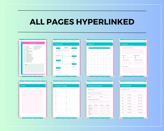 Holiday Promotional Digital Workbook | Hyperlinked PDF | Suitable with Goodness & Notability