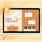 Gold Checkout Page ThriveCart Template