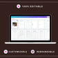 Editable Baby Girl Planner Templates in Canva | Commercial Use
