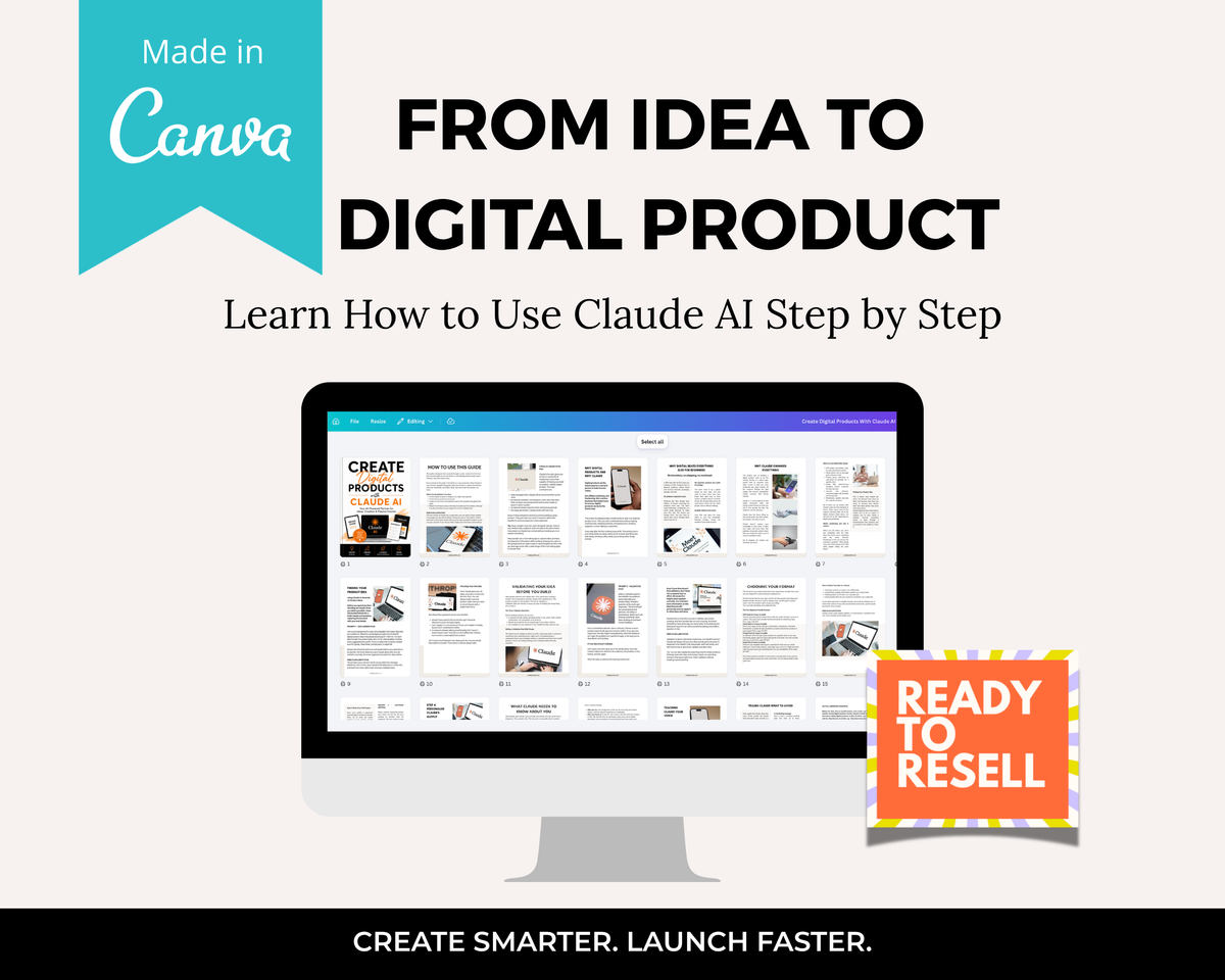 Create Digital Products with Claude AI | PLR Ready