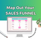 Sales Funnel Planner Google Spreadsheet | Simple Sales Funnel Google Sheets