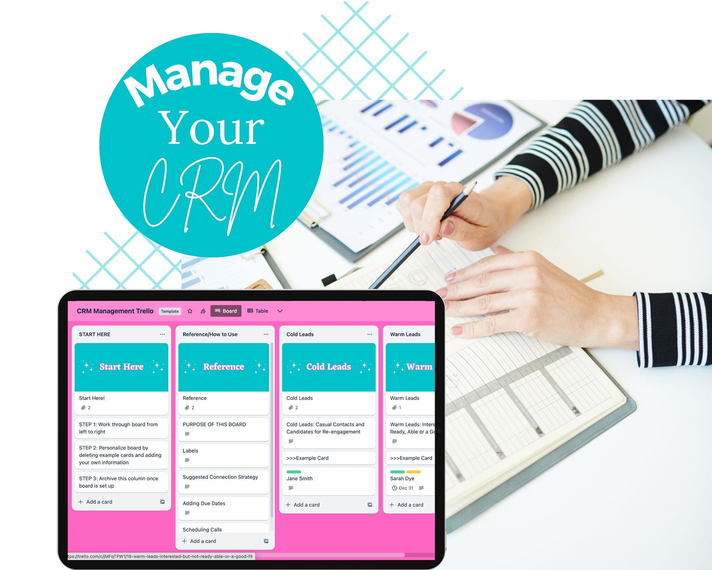 CRM Trello Board, Customer Relationship Management Database, Customer Record