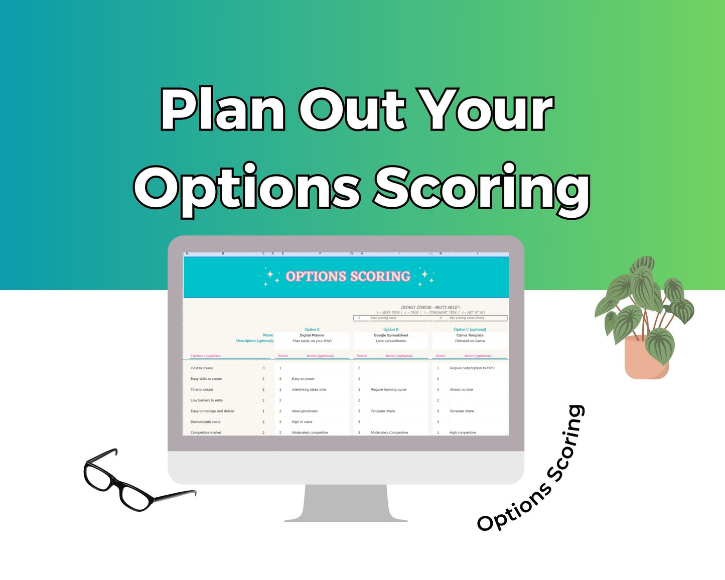 Decision Matrix Google Spreadsheet | Simple Decision Matrix Google Sheets