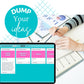Idea Brain Dump Trello Board, Thought Organizer Workflow