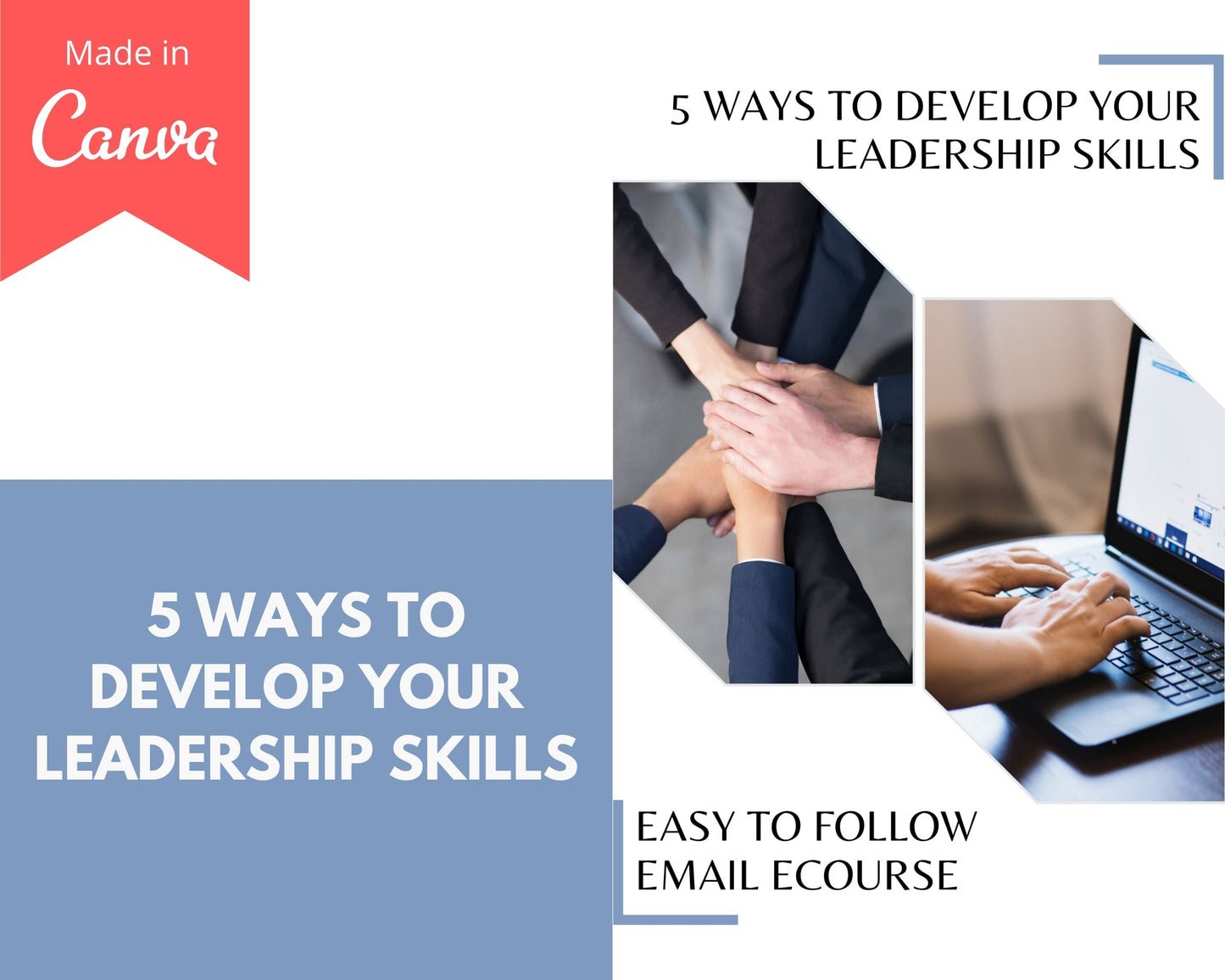 Editable 5 Ways to Develop Your Leadership Skills Emails | Newsletter Template