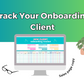 Colorful New Client Onboarding Tracker Google Spreadsheet | Simple Onboarding Tracker Google Sheets