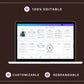 Editable Witchy Planner in Canva | Commercial Use