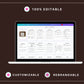 Editable Tumbler Business Planner in Canva | Commercial Use