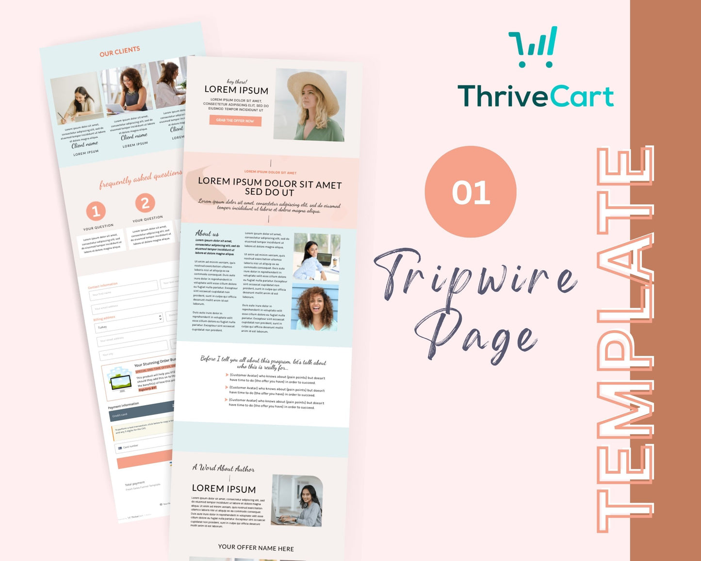 Fresh ThriveCart 4-Page Sales Funnel Template