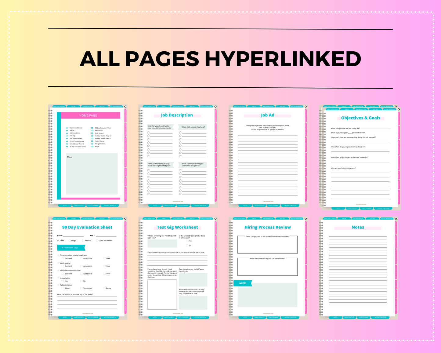 Outsourcing Digital Workbook | Hyperlinked PDF | Suitable with Goodnotes & Notability