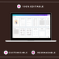 Editable Fertility Planner Templates in Canva | Commercial Use