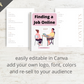 Editable Finding a Job Online | Done-for-You Ebook in Canva