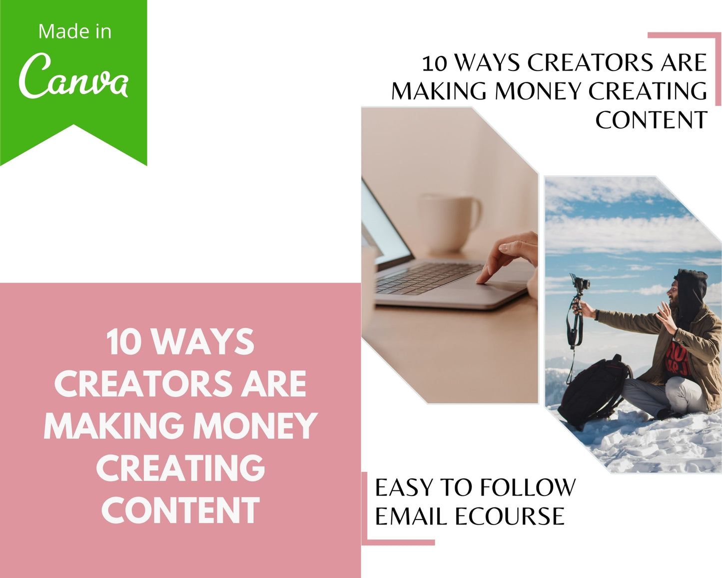 Editable 10 Ways Creators are Making Money Creating Content Emails | Newsletter Template