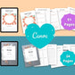 BUNDLE of 7 Wellness Planners in Canva | Customizable | Editable | Commercial Use | Health and Wellness Templates