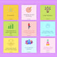 Positive Thinking Card Deck | Editable 38 Card Deck in Canva | Commercial Use